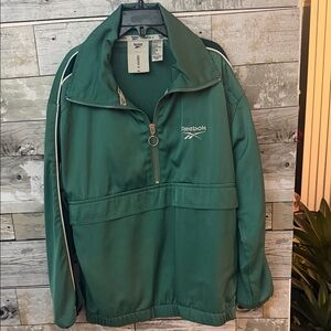 Forever 21 X Reebok Green Oversized Anorak